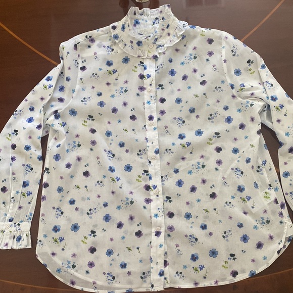 JCrew cotton voile blouse - Picture 2 of 9